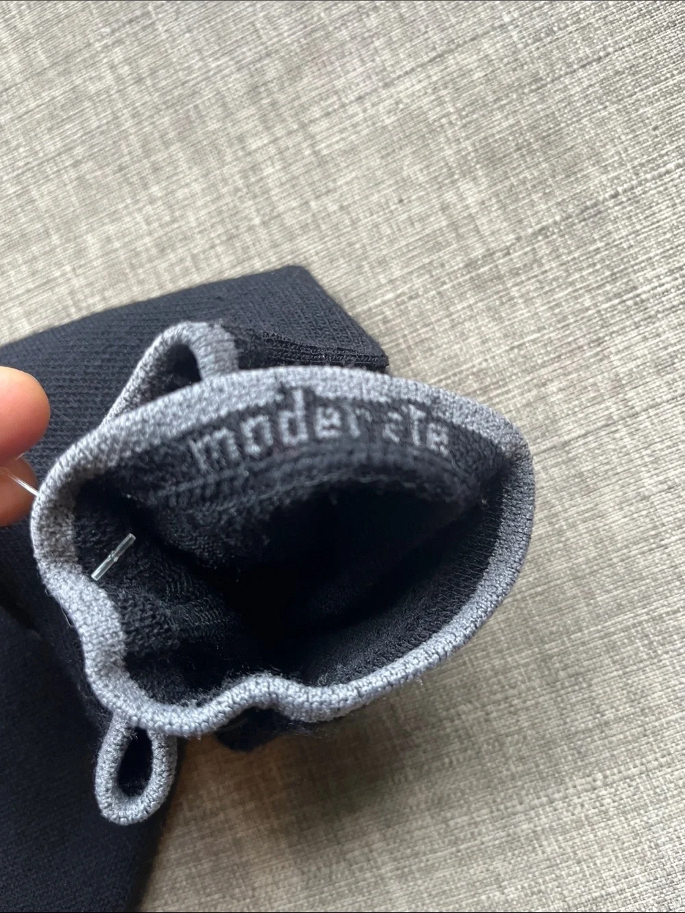 Sockwell Moderate Compression Black Merino Blend Socks L-XL
